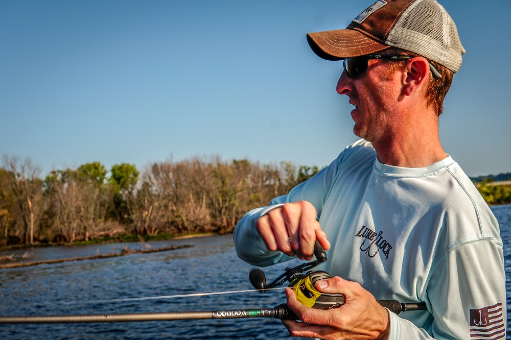 Setting the hook with a Voodoo II Rod